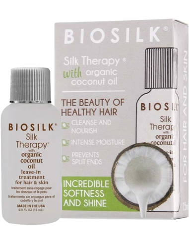 BIOSILK Silk Therapy With Natural Coconut Oil Leave-In Treatment 15ml