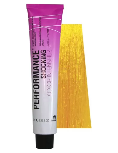 PERFORMANCE SHOCKING COLOR Juuksevärvi intensiivistaja Kollane, ammoniaagivaba 100ml