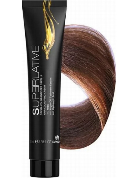 SUPERLATIVE COLOR juuksevärv 8.42 Heleblond vaskiirise tooniga 100ml