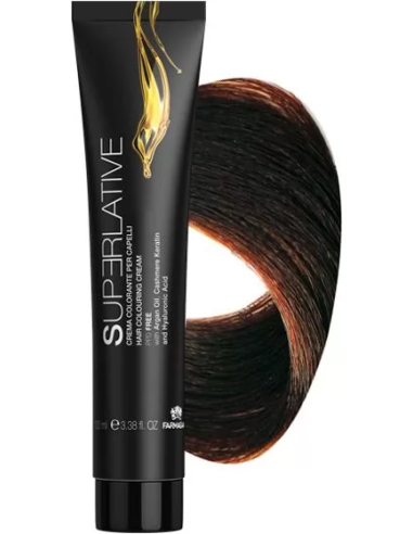 SUPERLATIVE COLOR Hair dye 4.44 Chesnut Intense Copper 100ml