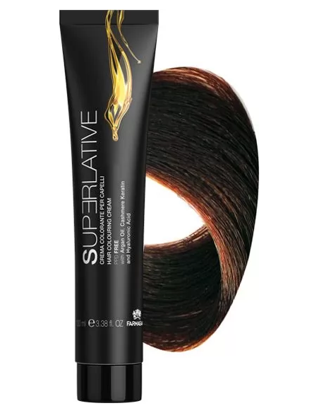 SUPERLATIVE COLOR juuksevärv 4.44 Kastan intensiivne vask 100ml