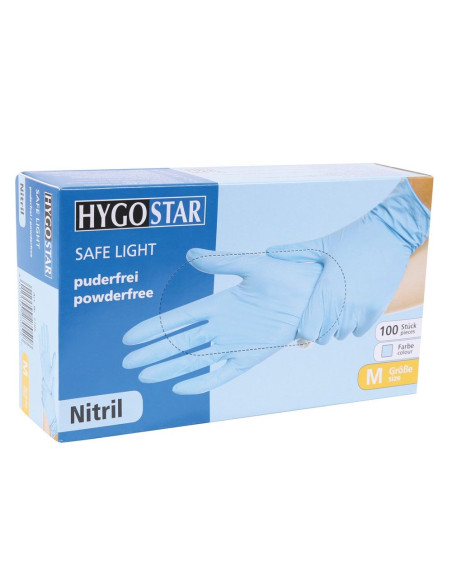 Kindad Nitrylex PF Protect | Nitriil | Puudrivabad (väikesed, 6-7) | Sinised 100 tk.