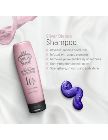 RICH Pure Luxury hõbeblond šampoon 250ml