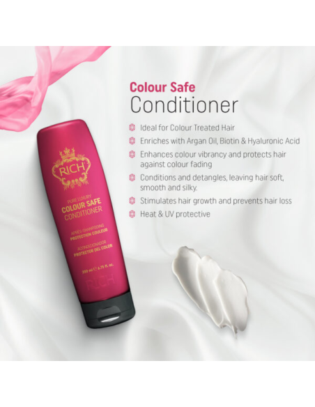 RICH Pure Luxury COLOR SAFE palsam värvitud juustele 200ml