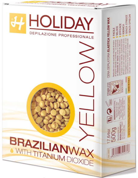 PÜHADE BRASILIA Vaha painduv, helmed (kollane) 500g