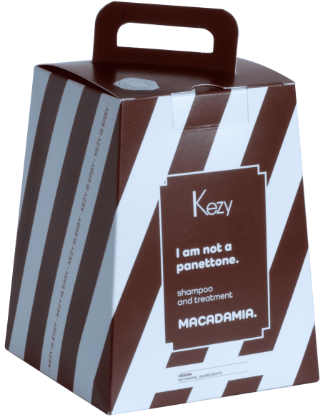KEZY komplekt hapraks muutunud ja kahjustatud juustele MACADAMIAPÄHKLIG (šampoon 385ml + õli 100ml)