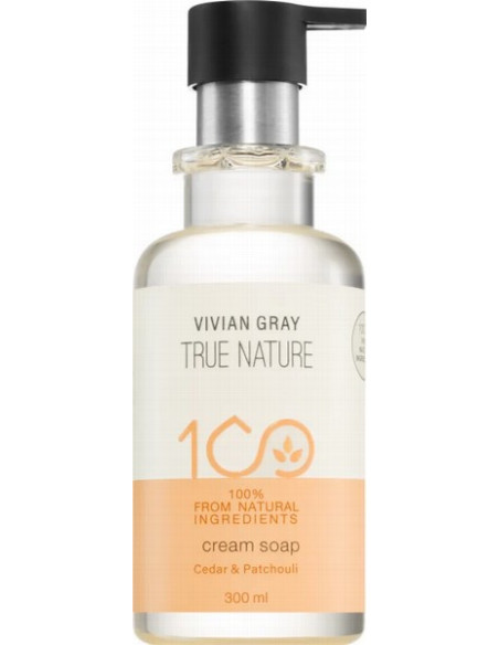 TRUE NATURE kreemjas käteseep (seeder ja patšuli) 300ml