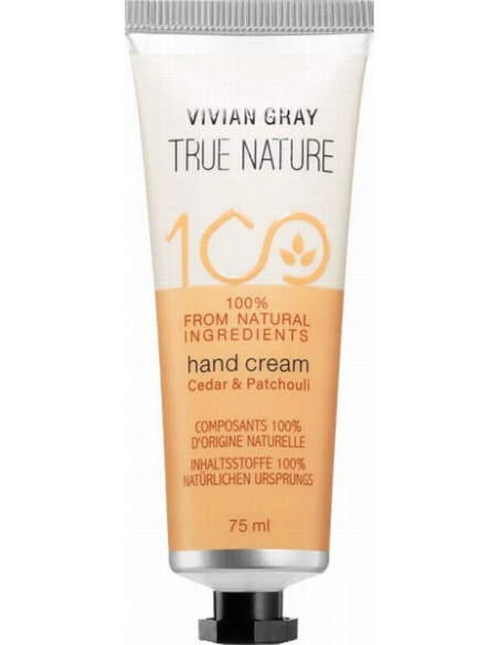 TRUE NATURE kätekreem (seeder ja patšuli) 75ml