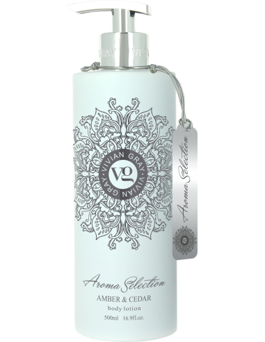 Aroma Selection Body Lotion, Amber / Cedar 500ml