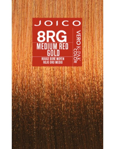 JOICO Vero-K 8RG - Medium Red Gold noturīga matu krāsa 74ml