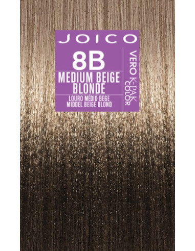 JOICO Vero-K 8B - Medium Beige Blonde noturīga matu krāsa 74ml