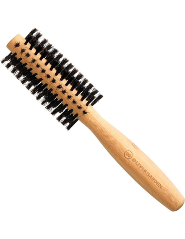 OLIVIA GARDEN Bamboo Touch Blowout Hairbrush, wild boar bristle, antistatic, Ø15