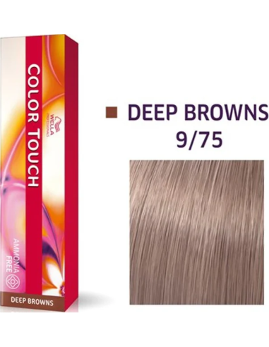 Color Touch krēmveida tonējošā matu krāsa 9/75 DEEP BROWNS 60 ml