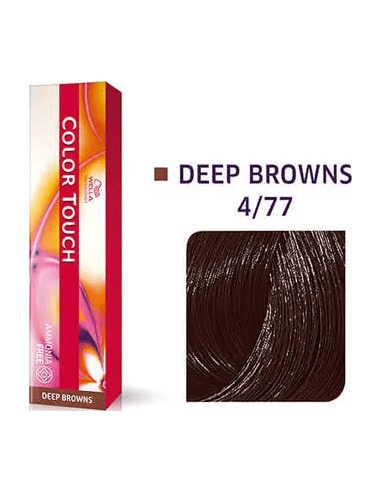 Color Touch krēmveida tonējošā matu krāsa 4/77 DEEP BROWNS 60 ml