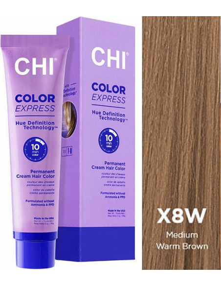 CHI COLOR EXPRESS värv X8W soe keskmine blond 89g