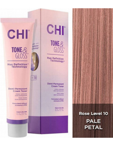 CHI TONE & GLOSS - Kahvatu kroonleht 89g