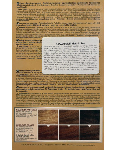 ARGAN SILK Juuksevärv 6.7, tume...