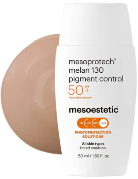 mesoprotech melan 130 pigmendi kontroll / emulsioon tooniga pigmentatsiooni kontrollimiseks melan SPF50+ 50ml