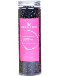 Kõva vaha, pärlid, must 400g