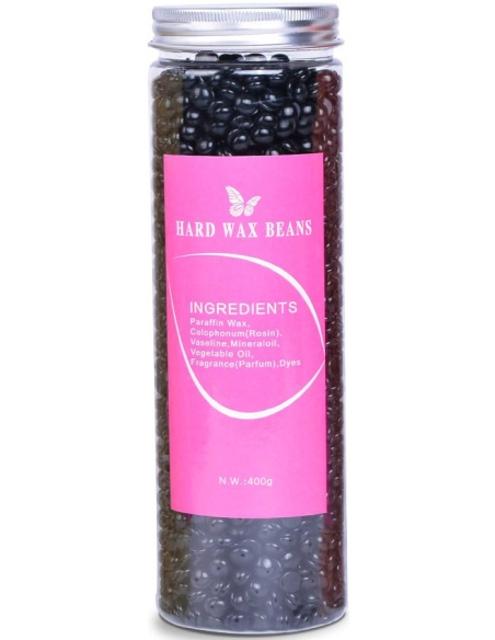 Kõva vaha, pärlid, must 400g